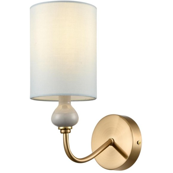 6590/1W CLASSI LN24 латунь/мятный зеленый, металл, керамика/текстиль Бра E14 1*40W 220V ANRI