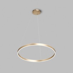 DK6272-SG Светильник подвесной золотое кольцо с переключателем цветовой температуры Denkirs 40 Вт 3000–4000К