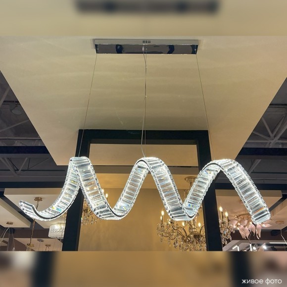 Люстра Crystal Lux MUSIKA SP100W LED L1200 CHROME Люстра Crystal Lux MUSIKA SP100W LED L1200 CHROME