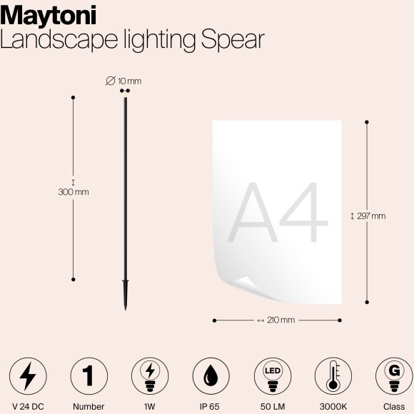Ландшафтный светильник Outdoor O441FL-L1GF3K