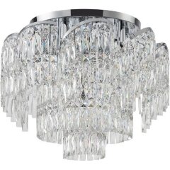 Люстра потолочная хрустальная 2176/09/12C Stilfort, серия Sapparo