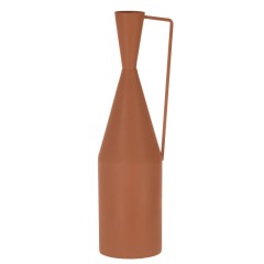 421142 MIOUSKI Декоративная ваза, сталь, коричневый, H505