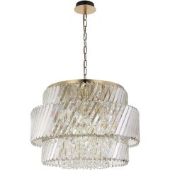 SL6138.303.12 Светильник подвесной ST-Luce латунь/прозрачный E14 12*40W RITZ