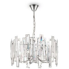 Подвесная люстра хрустальная Megan FR5085PL-05CH Подвесная люстра хрустальная Megan FR5085PL-05CH