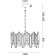Подвесная люстра хрустальная Megan FR5085PL-05CH