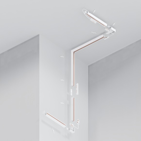 Шинопровод магнитный 2м низкопрофильный накладной TRXM034-412W