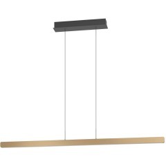 390499 Светодиодный подвес с регулировкой цветовой температуры CIGGIANO, 1X30W(LED) ,2200-6500K, 5200lm, алюминий, сталь, коричневый, белый