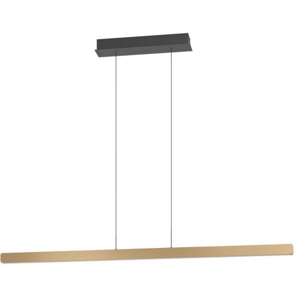 390499 Светодиодный подвес с регулировкой цветовой температуры CIGGIANO, 1X30W(LED) ,2200-6500K, 5200lm, алюминий, сталь, коричневый, белый