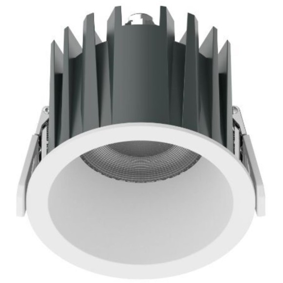 Favourite Notio 4820-1C Белый круглый встраиваемый светодиодный светильник-спот downlight диаметром 103 мм, металл, стекло LED 20Вт 3000K 2038Лм CRI90 36° IP54 220В
