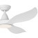 Eglo Cirali 52 35006 Потолочный вентилятор со встроенным диммируемым LED-светильником в современном стиле, DC-мотор 24 Вт, LED 16 Вт, 220В, 3000-4000-5000К, 2100лм, пульт управления, 5 скоростей и реверс, белый ABS-пластик, диаметр 1320 мм, высота 295 мм