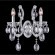 Бра Crystal Lux HOLLYWOOD AP2 CHROME