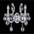 Бра Crystal Lux HOLLYWOOD AP2 CHROME