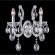 Бра Crystal Lux HOLLYWOOD AP2 CHROME