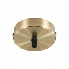 SL001.303.01 ST Luce SL1 Потолочное крепление, на одну лампу (круглое) бронза