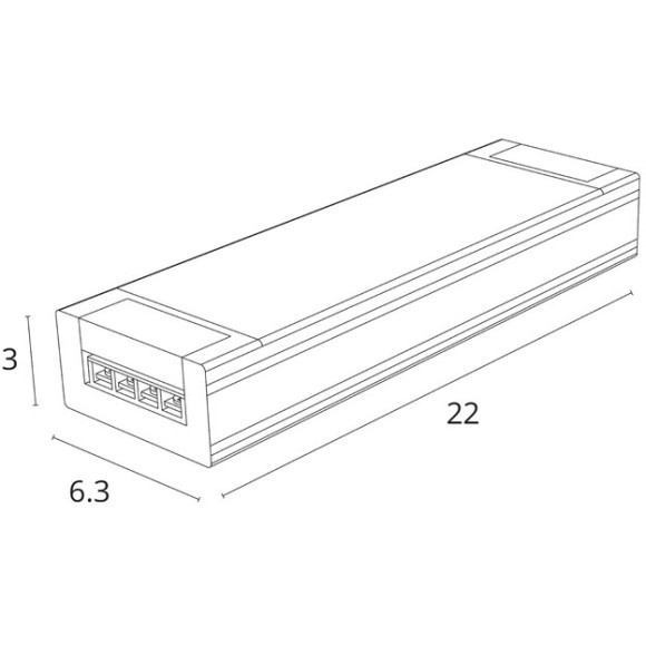 Блок питания 48V 250W 5.2А для светодиодной ленты Arte Lamp PRO A481405N Блок питания 48V 250W 5.2А для светодиодной ленты Arte Lamp PRO A481405N