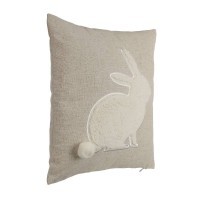 420098 CHEVERY Декоративная подушка полиэстер лен бежевый 45x45 см