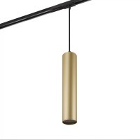 Однофазный двужильный трековый светильник Denkirs DK6210-BG Tube под сменную лампу GU10