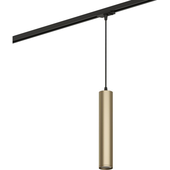 Однофазный двужильный трековый светильник Denkirs DK6210-BG Tube под сменную лампу GU10 Однофазный двужильный трековый светильник Denkirs DK6210-BG Tube под сменную лампу GU10