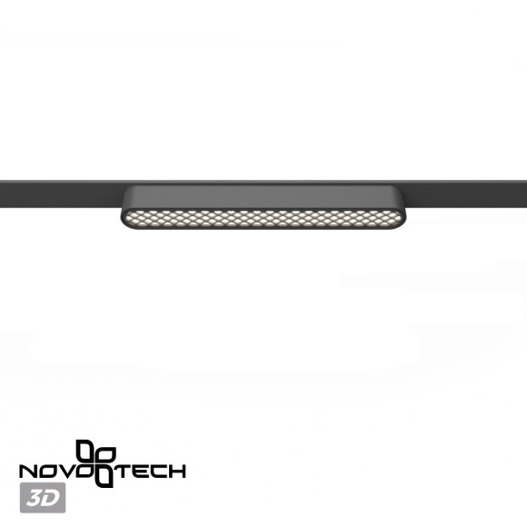 359246 Трековый магнитный светодиодный светильник Novotech SMAL 48V CRI90+ 3000К 720Лм 90° 12W