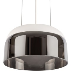 10466P Smoke Loft It TOTEM Подвесной светильник с дымчатым стеклянным плафоном и металлическим основанием