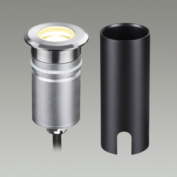 Встраиваемый грунтовый светильник IP67 LED 3W 3000K 12V/24V Odeon Light INGRO (нужен драйвер 357781/357782) 6660/1GL3
