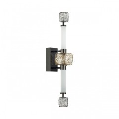 5427/28WL L-VISION ODL_EX24 21 черный хром/белый/дымчатый/коньячный/металл/стекло/акрил Бра LED 28W 3000K KLIFF 5427/28WL L-VISION ODL_EX24 21 черный хром/белый/дымчатый/коньячный/металл/стекло/акрил Бра LED 28W 3000K KLIFF