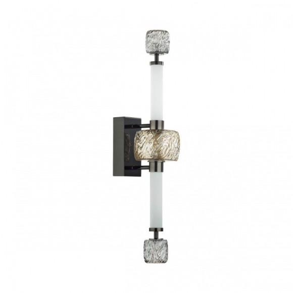 5427/28WL L-VISION ODL_EX24 21 черный хром/белый/дымчатый/коньячный/металл/стекло/акрил Бра LED 28W 3000K KLIFF