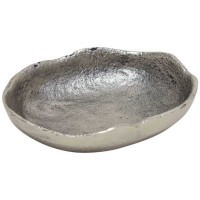 427041 Чаша декоративная FORLEYET, L135, B100, H30, алюминий, цвет никель-античный