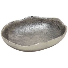 427041 Чаша декоративная FORLEYET, L135, B100, H30, алюминий, цвет никель-античный