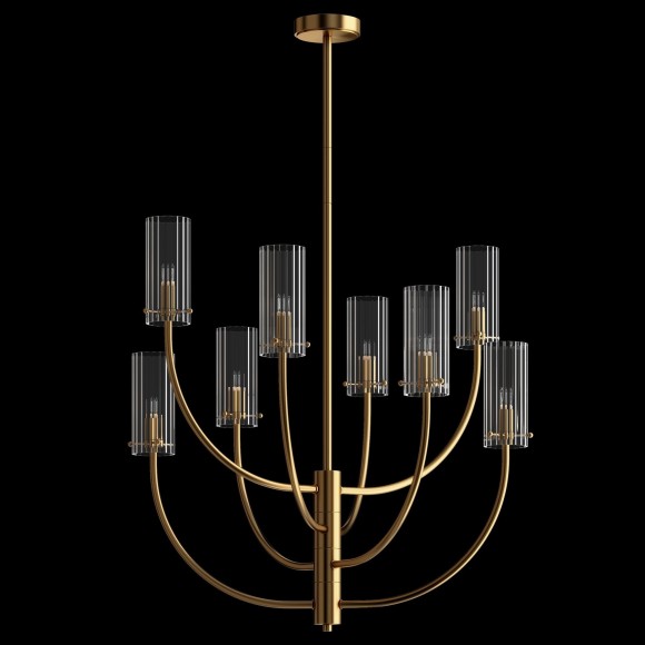 Люстра на штанге Maytoni MOD223PL-08BS Arco под лампы 8xG9 40W