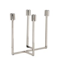 422243 JELLICOE Подсвечник неоклассика L290 B220 H240 металл хром