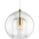 Светильник подвесной Crystal Lux LUISA SP1 BRASS/TRANSPARENT