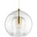 Светильник подвесной Crystal Lux LUISA SP1 BRASS/TRANSPARENT