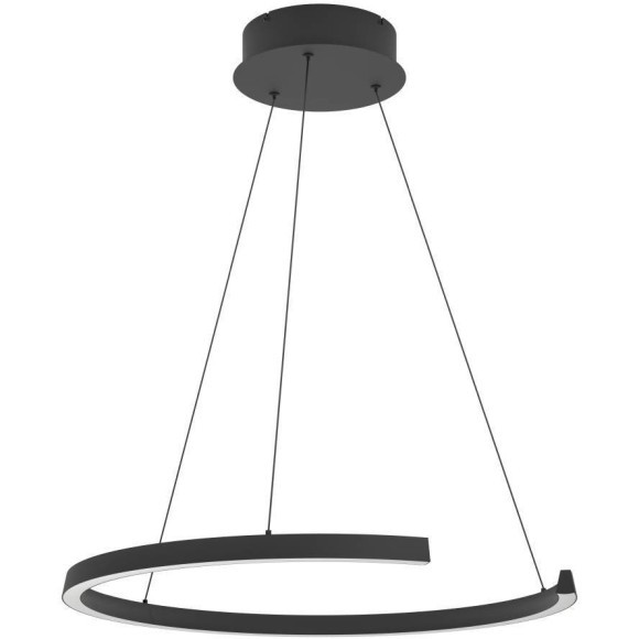 390533 Светодиодный подвес с регулировкой цветовой температуры LABONETE, 24,8W(LED), Ø800, 2200-6500K, 4100lm, алюминий, сталь, черный, белый