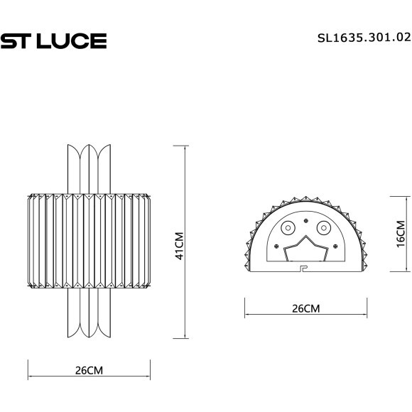 SL1635.301.02 Бра ST-Luce Латунь/Прозрачный E14 2*40W NARI SL1635.301.02 Бра ST-Luce Латунь/Прозрачный E14 2*40W NARI