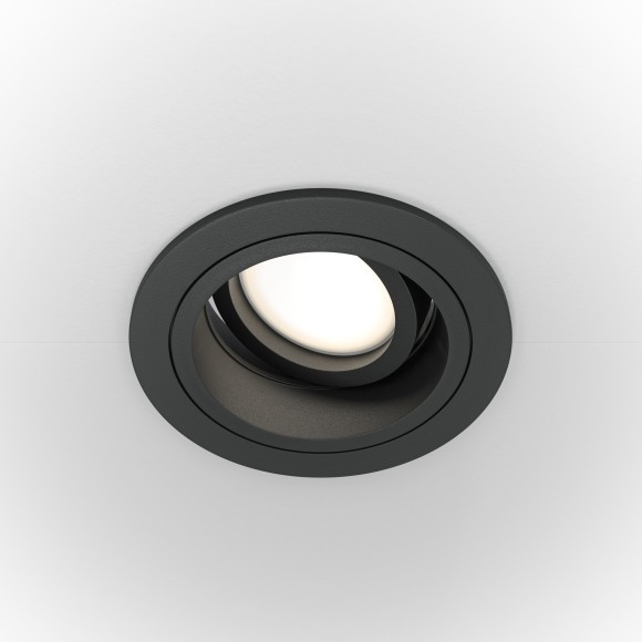 Встраиваемый светильник Maytoni DL025-2-01B Atom под лампу 1xGU10 50W Встраиваемый светильник Maytoni DL025-2-01B Atom под лампу 1xGU10 50W