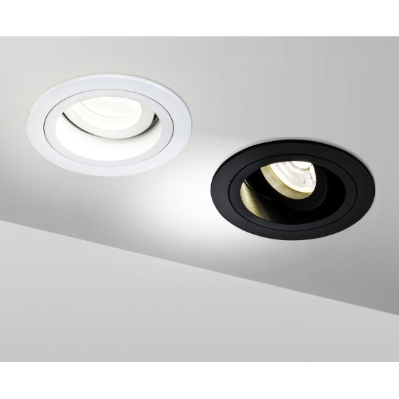 Встраиваемый светильник Maytoni DL025-2-01B Atom под лампу 1xGU10 50W Встраиваемый светильник Maytoni DL025-2-01B Atom под лампу 1xGU10 50W