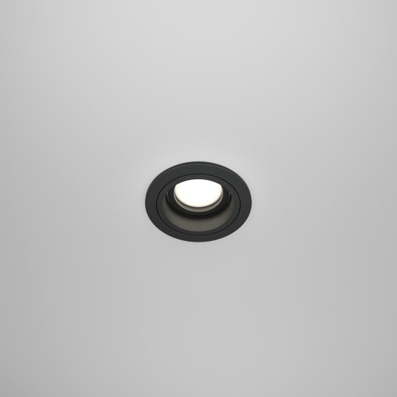 Встраиваемый светильник Maytoni DL025-2-01B Atom под лампу 1xGU10 50W Встраиваемый светильник Maytoni DL025-2-01B Atom под лампу 1xGU10 50W