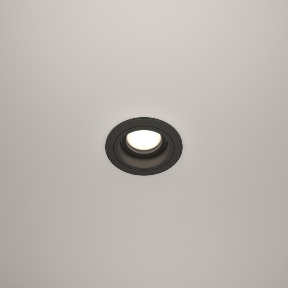 Встраиваемый светильник Maytoni DL025-2-01B Atom под лампу 1xGU10 50W Встраиваемый светильник Maytoni DL025-2-01B Atom под лампу 1xGU10 50W