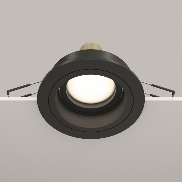 Встраиваемый светильник Maytoni DL025-2-01B Atom под лампу 1xGU10 50W Встраиваемый светильник Maytoni DL025-2-01B Atom под лампу 1xGU10 50W