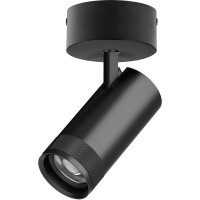 Черный накладной светодиодный спот с изм углом и цветностью 30Вт 2100Лм 20-55° CRI90 2700-4200-6000К Canno Pro Lightstar C4307SO