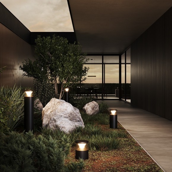 Ландшафтный светильник Maytoni Pyro O496FL-L21B3K2