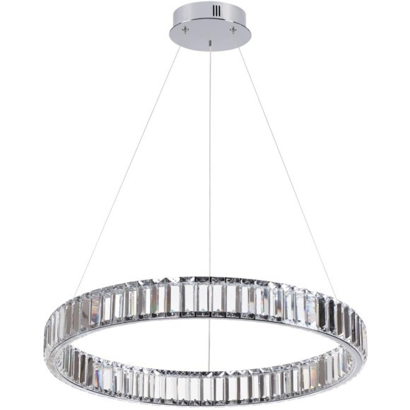 Люстра подвесная кольцевая хрустальная Odeon Light LED 36W 4000K 4280Лм VEKIA 4930/36L