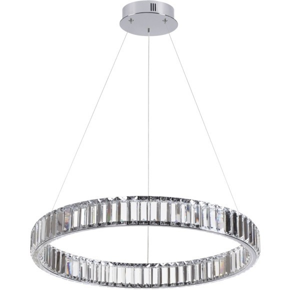 Люстра подвесная кольцевая хрустальная Odeon Light LED 36W 4000K 4280Лм VEKIA 4930/36L