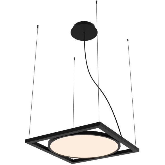 4637-1P, подвес, L460xW460xH500/1500, LEDx30W, 2625LM, 4000K, IP20, included