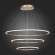 ST604.243.114 Светильник подвесной ST-Luce Золотистый/Белый LED 1*114W 4000K Подвесные светильники