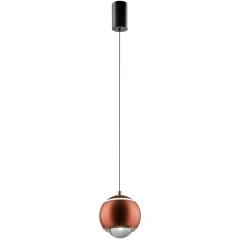 CARO SP LED RED 1343/201 Crystal Lux Красный подвесной светильник со встроенным LED 4,6 Вт, 4000 К, 250 Лм, CRI 80, IP20, 220 В