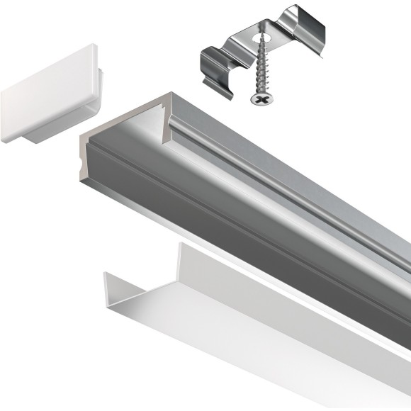 Алюминиевый профиль накладной 15x6 ALM001S-2M