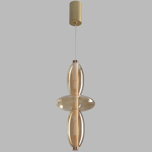 Светильник подвесной Crystal Lux QUASAR SP14W LED AMBER 3790/214