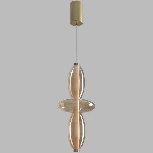 Светильник подвесной Crystal Lux QUASAR SP14W LED AMBER 3790/214